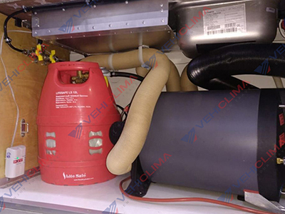 Cavaran and Motorhome Combined Air & Water Heater, AWH series